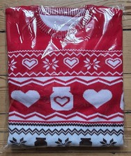 Pull rouge et blanc collector
