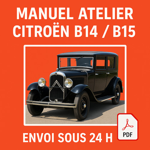 Manuel atelier citroën b14 - manuel,