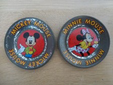 2 SOUCOUPES MICKEY & MINNIE en