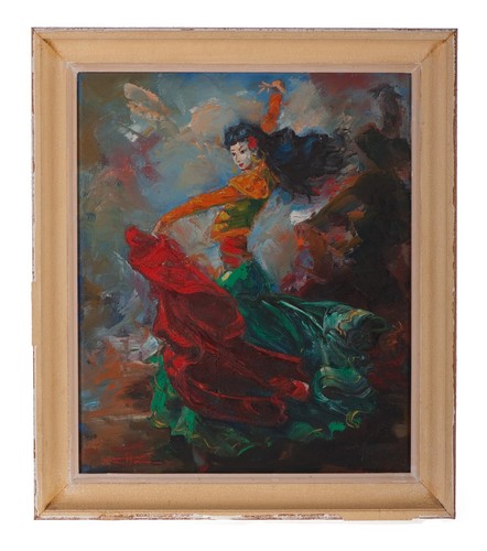 Ancienne peinture huile - ancienne,