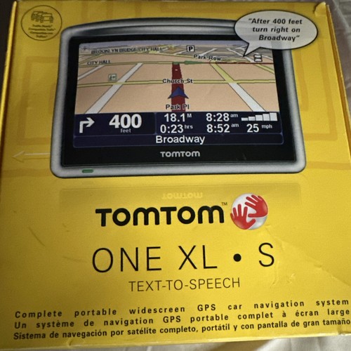 Tomtom one gps text - xl, s