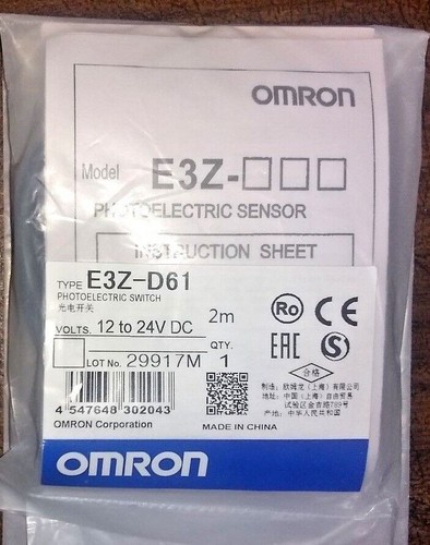 Omron e3z d61 - omron, photoelectric