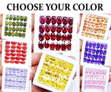 Assortiment Couleur Saphir Forme Ovale 7x5 MM Taille Certifié Perdre Pierre