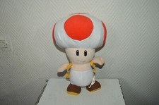 PELUCHE TOAD CHAMPIGNON SUPER MARIO LICENCE NINTENDO 2009 POUPEE PLUSH  30 CM 