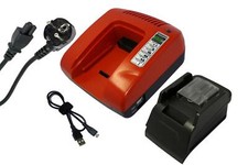 Chargeur 14,4V Pour MAKITA BHP448, BHR162, BHR162RFE, Rouge