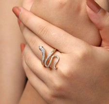 Bague Serpent Rubis Naturel