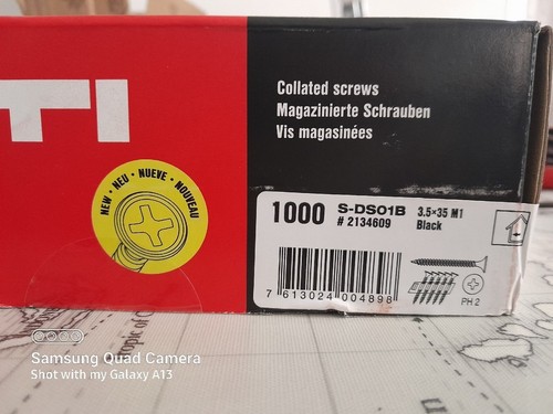Vis plaque plâtre - de, hilti