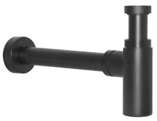 Siphon Lavabo Noir 5/4 Piège À Bouteille
