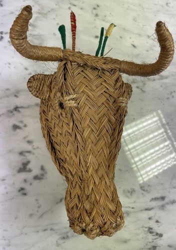 Tête taureau jonc - tête, en