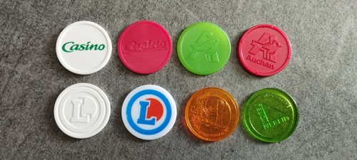 Lot jetons caddie - jetons,