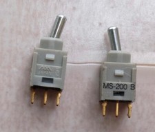 2x MS-200 B Interrupteur à levier. Lot de 2.