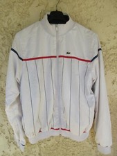 Veste LACOSTE ANDY RODDICK tennis collection jacket blanc 16 ans convient pour S