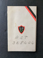 Carte d'invitation sport Rugby