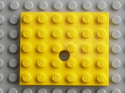 Lego yellow plate - plate, x