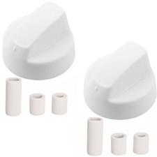 Blanc Plaque de Cuisson Four Bouton Gaz Cuisinière Électrique Gril Contrôle