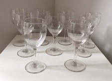 Anciens Verres à vin cristal