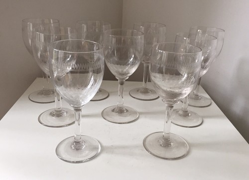 Anciens verres vin cristal - anciens,