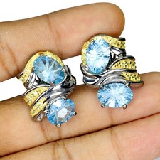 925 Argent Sterling Boucles