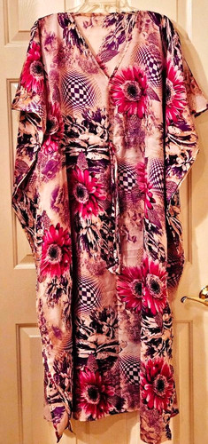 Silk saree kaftan - kaftan, kimono~