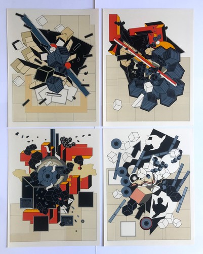 Lot lithographies - lot, 4