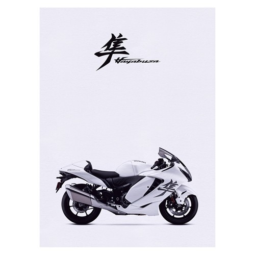 Affiche minimaliste moto - affiche,