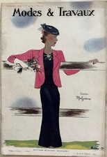Modes et Travaux n° 417 du 1 Mai 1937 ancienne revue de mode haute couture