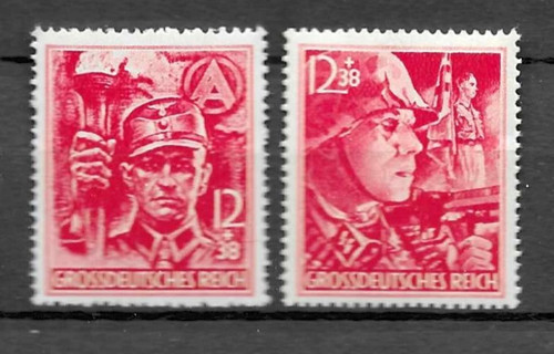Timbres 1945 allemagne - 1945, 3e
