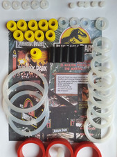 FLIPPER DATA EAST -JURRASIC PARK-KIT ELASTIQUE SILLICONE TRANSPARENT-PINBALL KIT