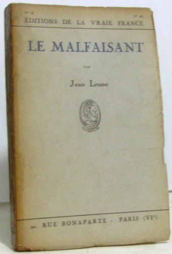 Malfaisant - (non, coupé)