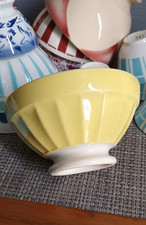 ANCIEN BOL DE GRAND MERE DIGOIN JAUNE COLLECTION DECO VINTAGE CUISINE