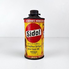 Bidon métal Sidol vintage –