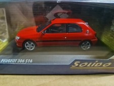 SOLIDO, PEUGEOT 306 GTI S16 2002 Rouge, échelle 1/43, SOL4311403