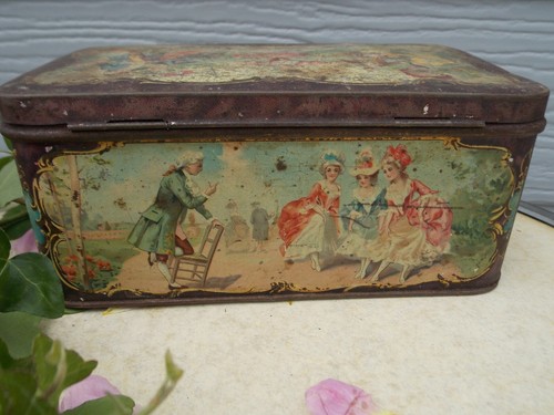 Ancienne boite tole fer - boite, en