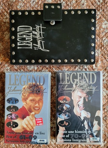 Johnny hallyday legend vhs - hallyday,