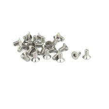 M1.6x3mm tête plate acier