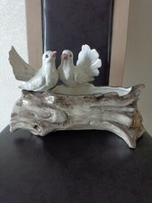 ANCIENNE JARDINIÈRE CENTRE DE TABLE EN CÉRAMIQUE POLYCHROME SIGNÉ BASSANO ITALIE