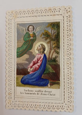 Ancienne image pieuse canivet