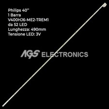 BARRE DE 52 TÉLÉVISEUR LED PHILIPS V400HJ6-ME2-TREM1 40PFL5449 SHARP LCD40V3A