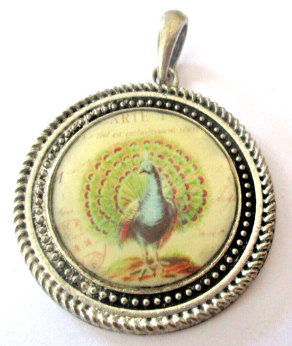 Ancien pendentif argenté - ancien,