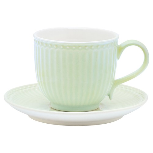 Tasse greengate avec soucoupe - tasse,