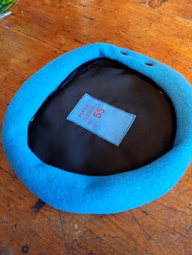 Beret bleu onu militaire - bleu,