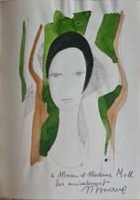 LE HUSSARD SUR LE TOIT DESSIN GOUACHE ORIGINAL LITHOGRAPHIES MINAUX SAURET 1971