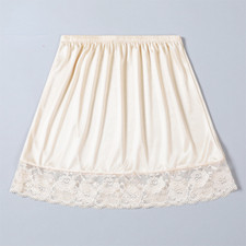Satin Dentelle Femme Jupon