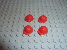 4x Casque chantier LEGO