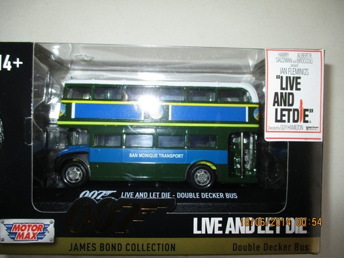 Double decker bus james bond - james,
