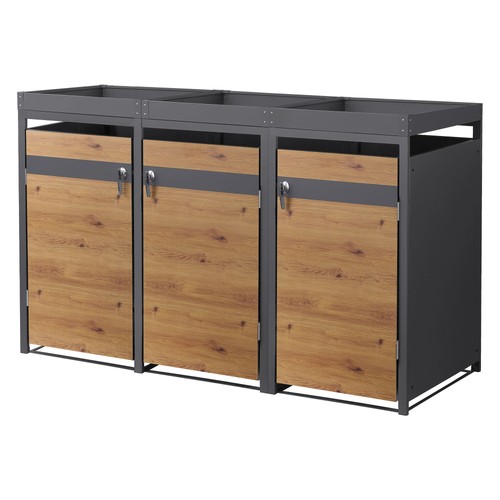 Cache poubelles pour bacs - pour,