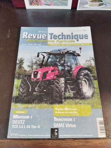 Revue technique machinisme - technique,