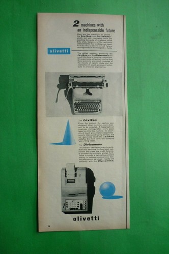 Olivetti lexikon divisumma - olivetti,