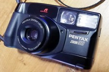 ANCIEN APPAREIL PHOTO ARGENTIQUE COMPACT (HS) : PENTAX ZOOM 90,  Japon 1990
