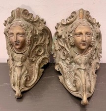 très belle paire de Coins de billard en bronze doré 19ème Napoléon III